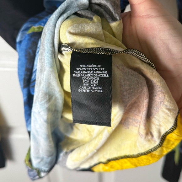 Alice + Olivia Delaina Long Sleeve Top in Le Parisien Black M - Picture 7 of 8